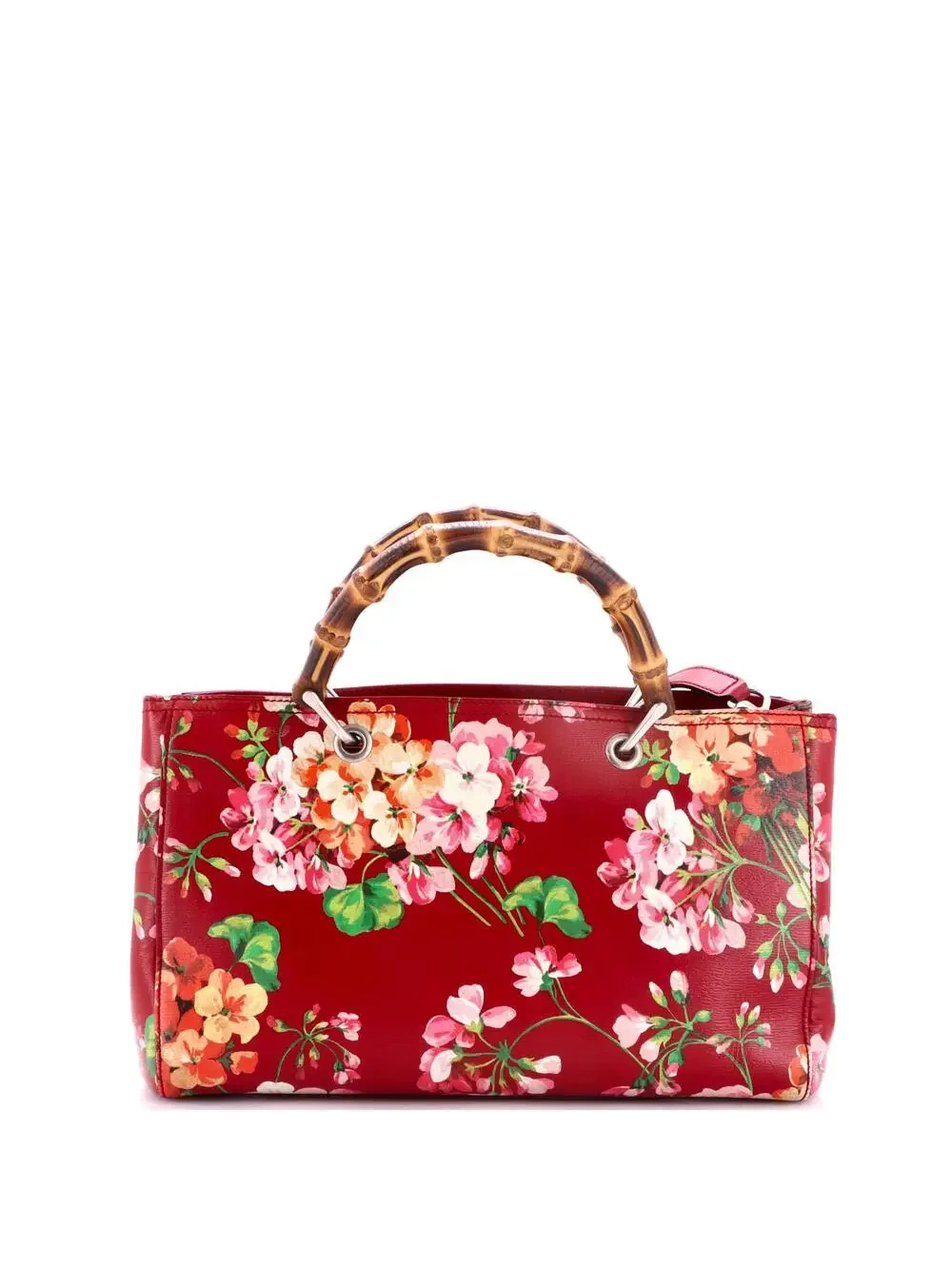 Gucci Bamboo Shopper Tote Blooms Print #340759G99B